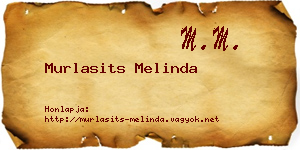Murlasits Melinda névjegykártya