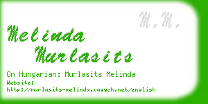 melinda murlasits business card